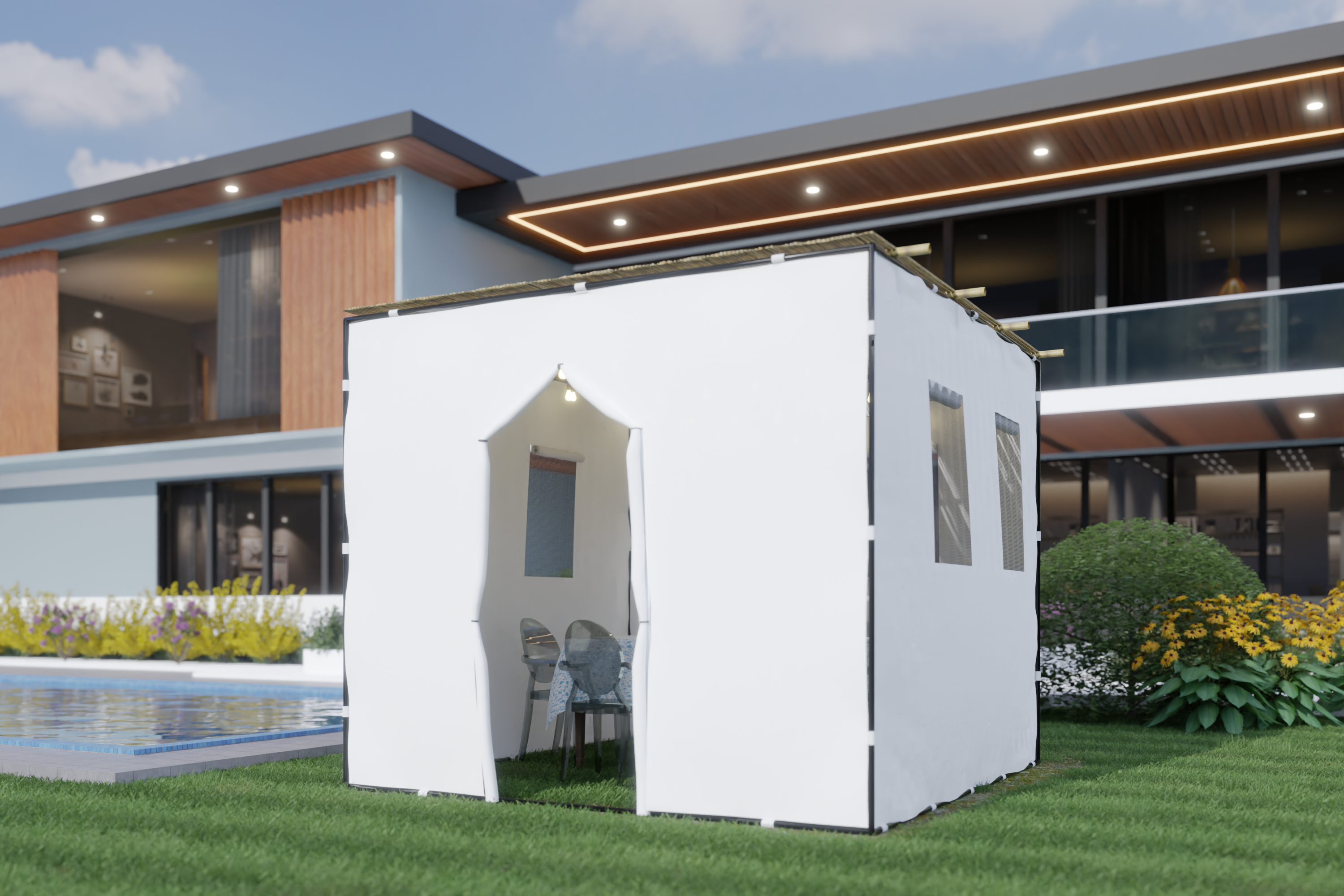 Adjustable Sukkah Kit - 25 Sizes in 1 Kit - Certified Kosher up to 10'x10'