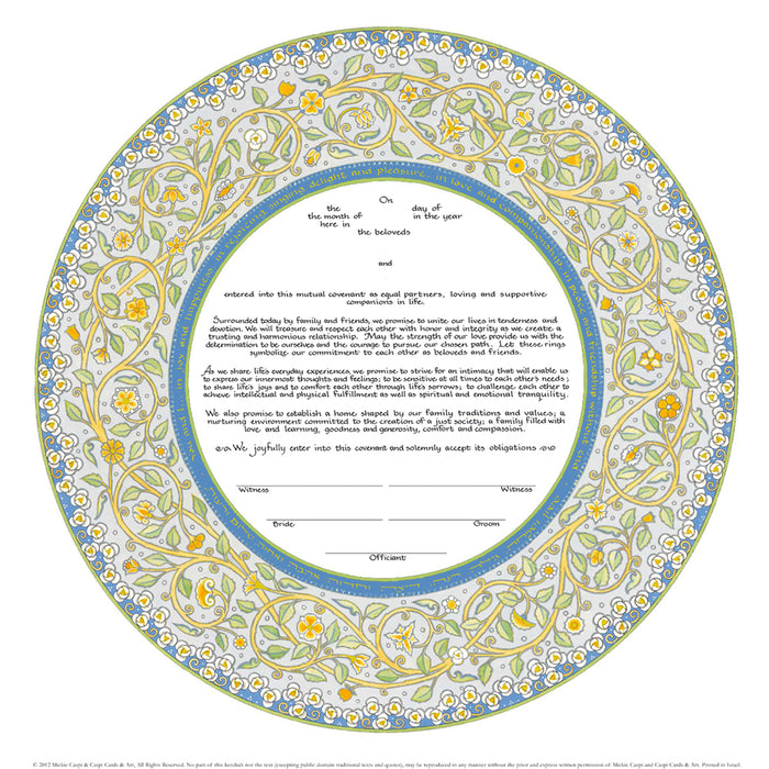 Joy & Happiness Ketubah