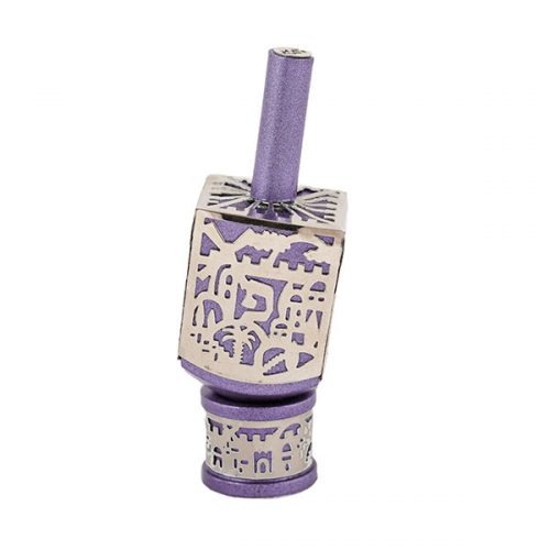 Emanuel Small Dreidel with Jerusalem Design