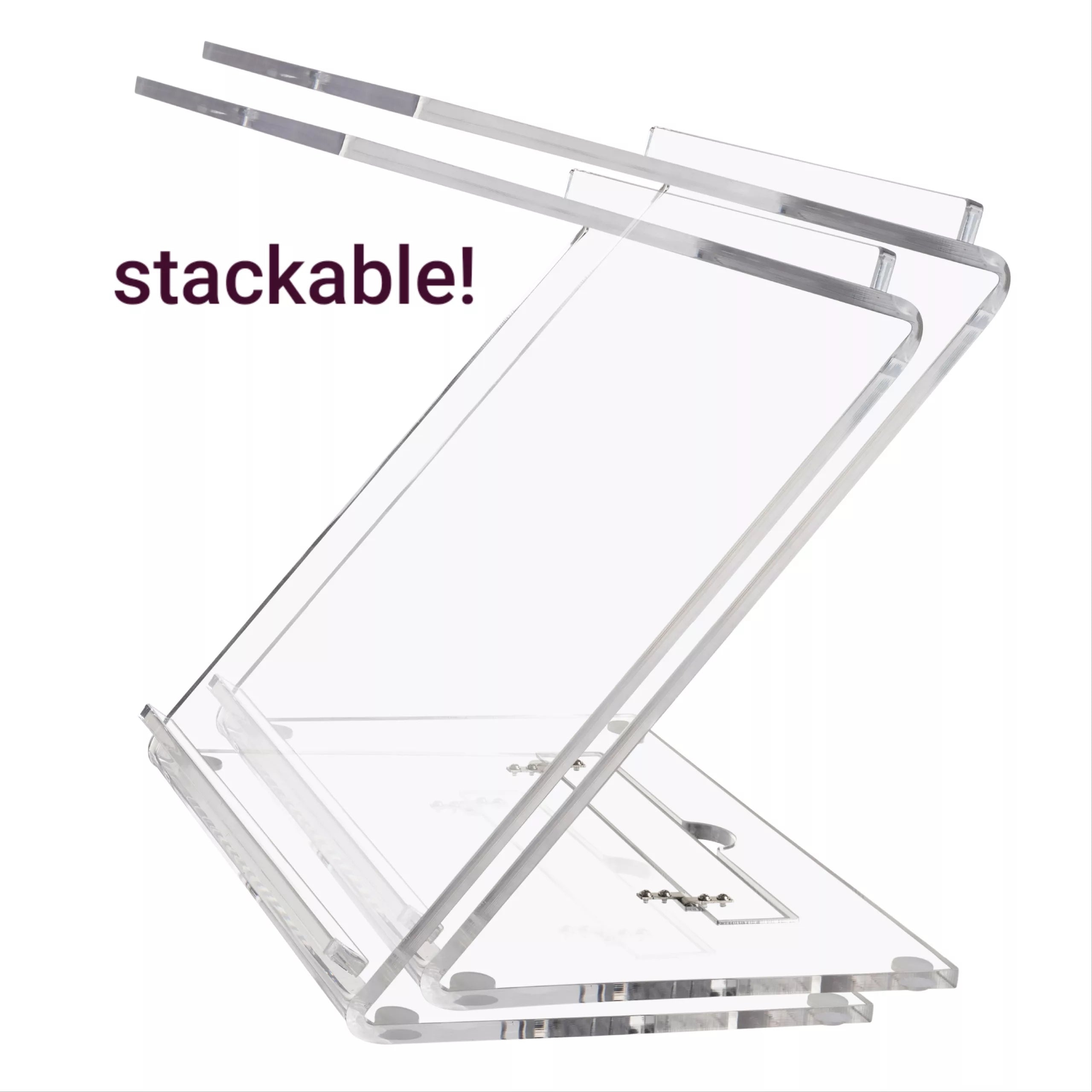 Zstander - Lucite Tabletop Shtender - Mitzvahland.com