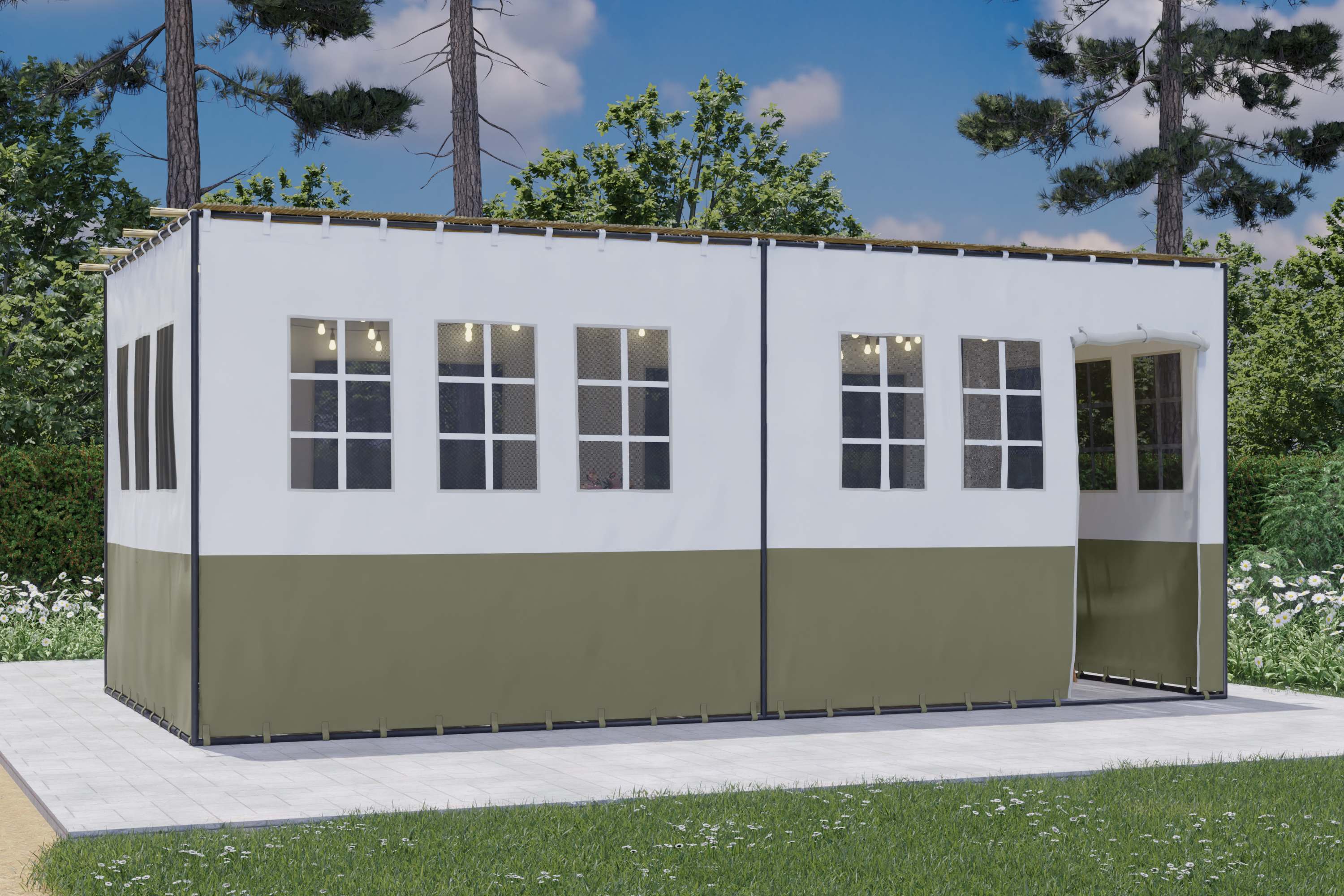 Panorama Deluxe Sukkah - Certified Kosher -10'x20'