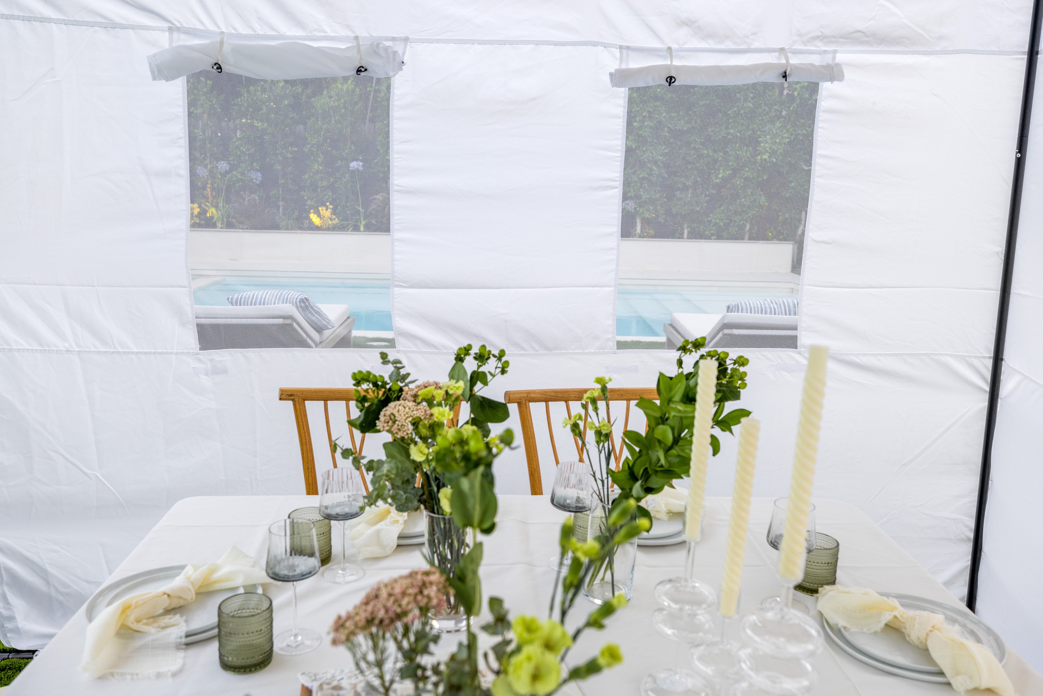 Adjustable Sukkah Kit - 25 Sizes in 1 Kit - Certified Kosher up to 10'x10'