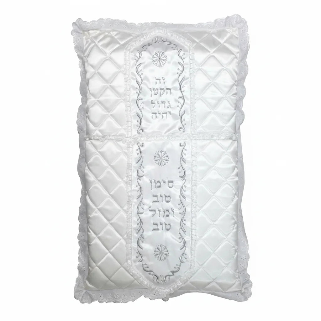 Elegant Satin Bris Pillow 73x50 Cm-ornate - with Embroidery