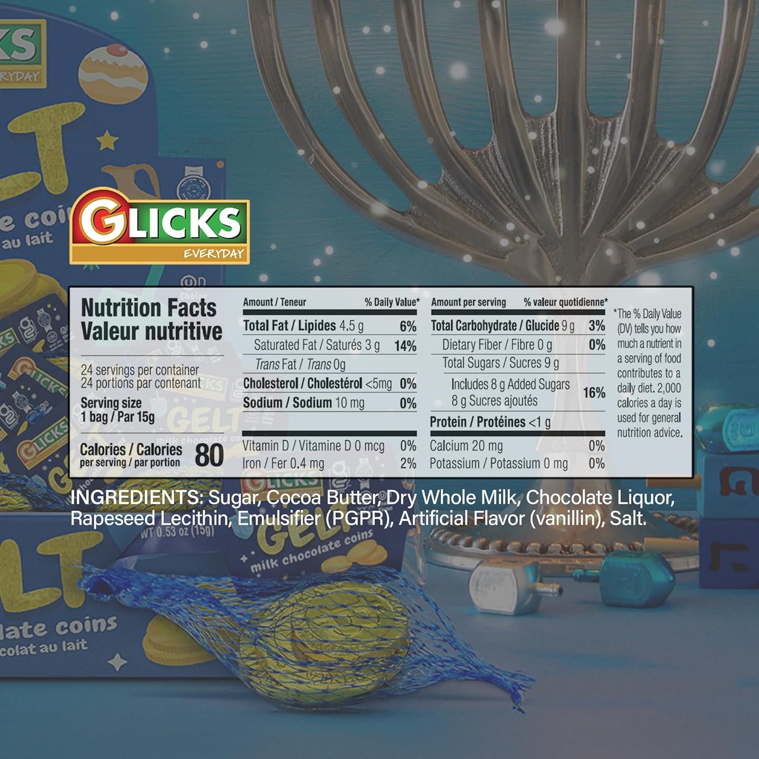 Hanukkah Gold Coins Milk Chocolate - Hanukkah Gelt