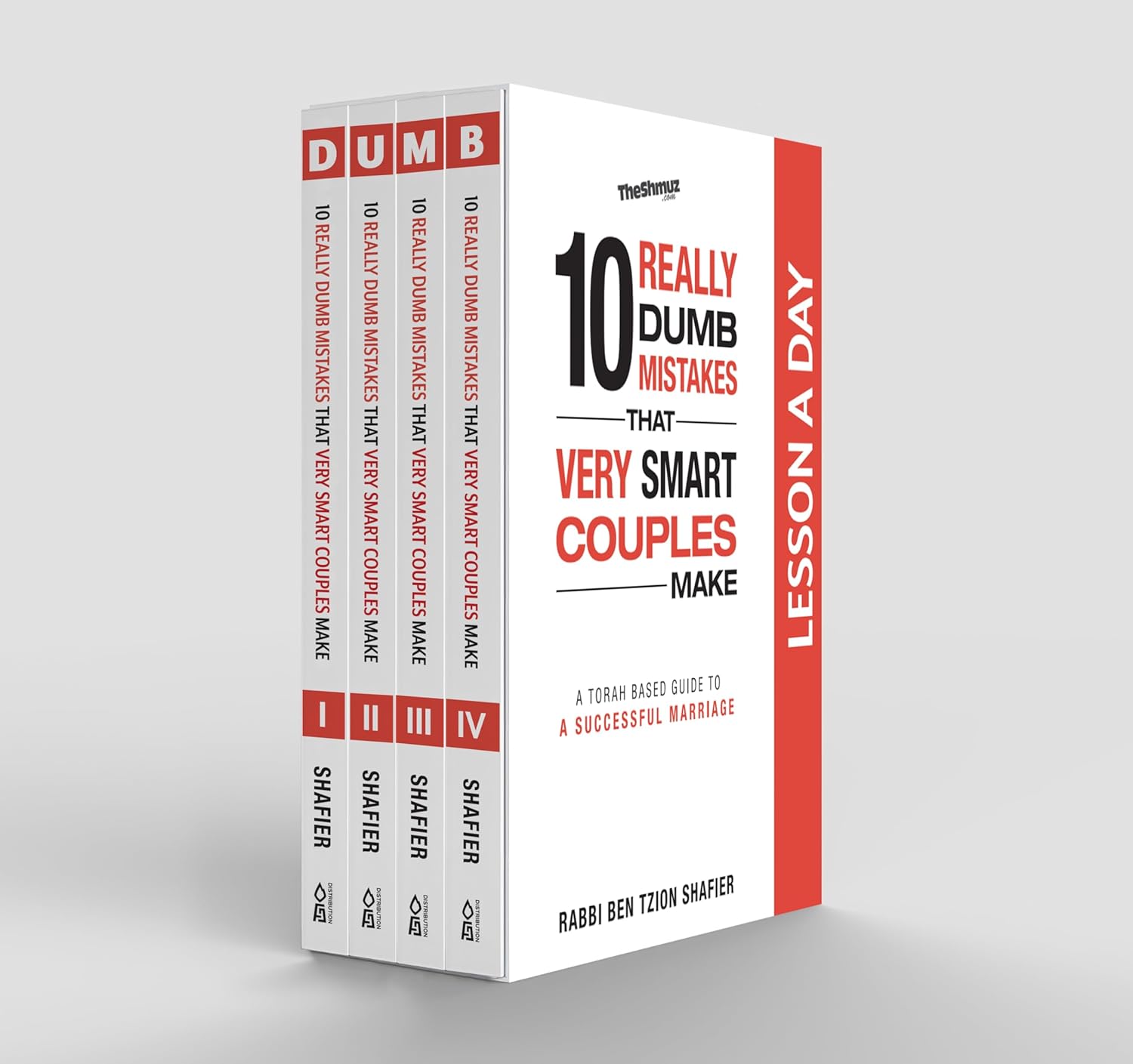 10 Really Dumb Mistakes, A Lesson a Day, 4 Volume Set: A Torah based guide to a successful marriage