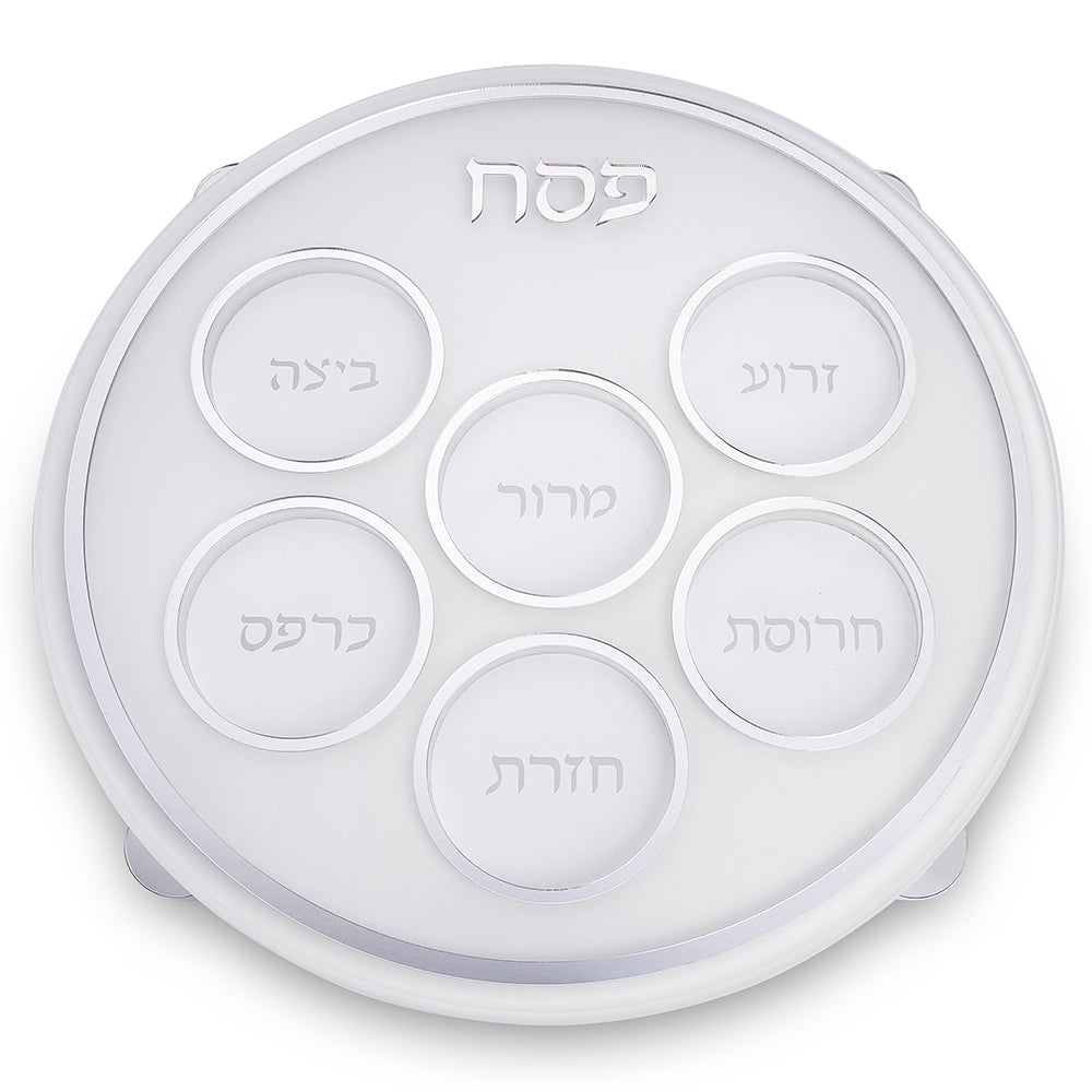 Acrylic Passover Seder Plate - Mitzvahland.com