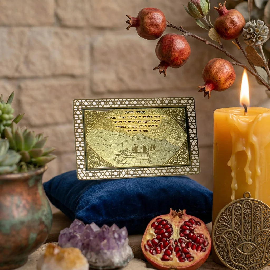 Prayer Card - Golden Amulet For Marriage - Mitzvahland.com