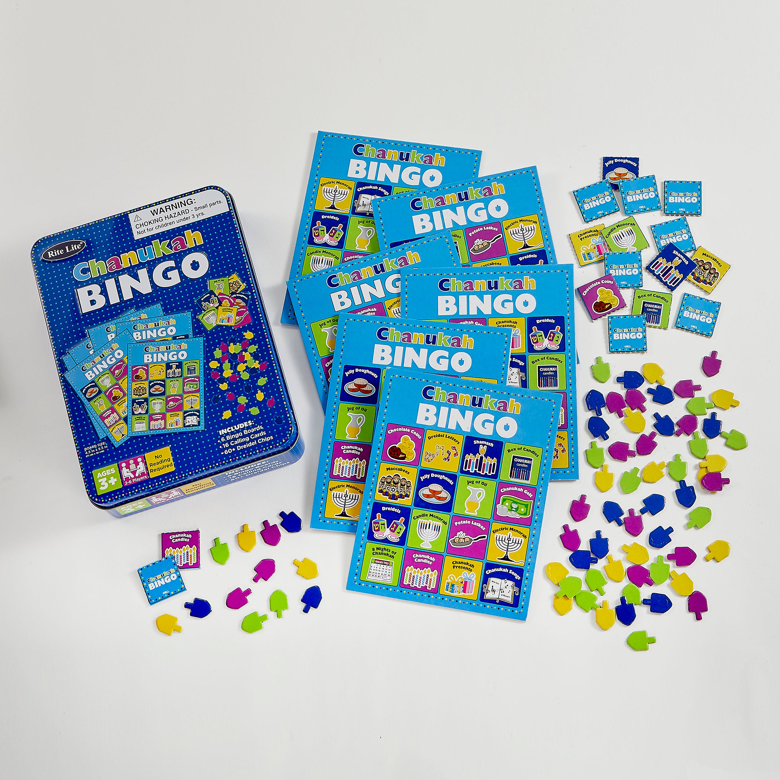 Chanukah Bingo Game in Collectible Tin