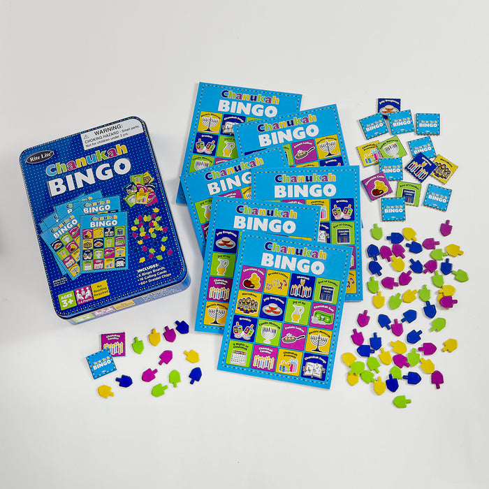 Chanukah Bingo Game in Collectible Tin