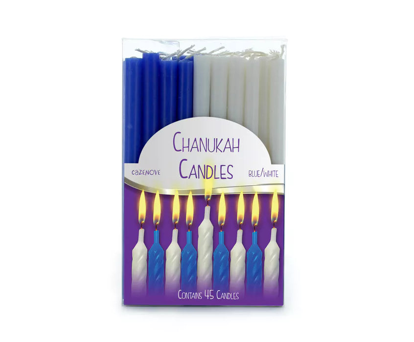 Chanukah Candles Blue & White