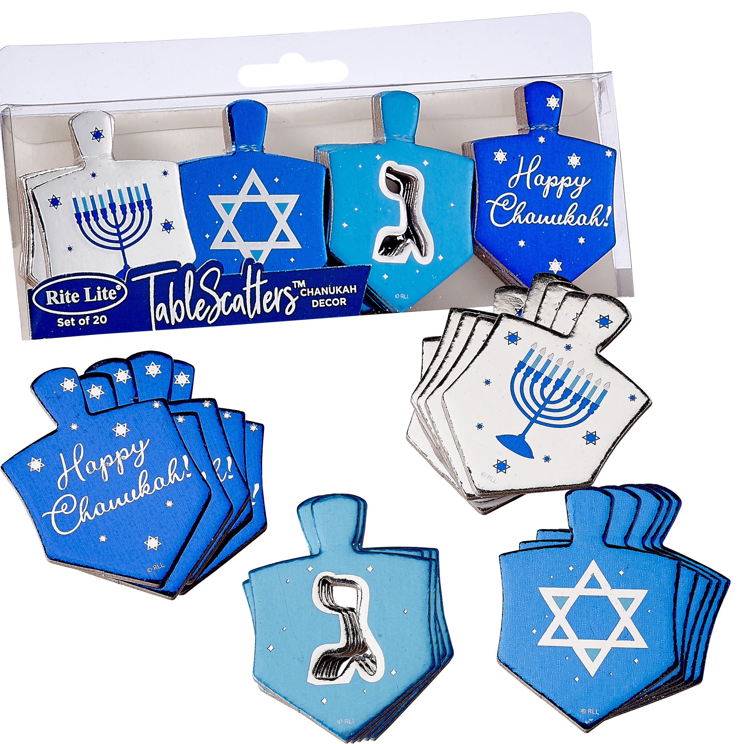 Chanukah Tablescatters