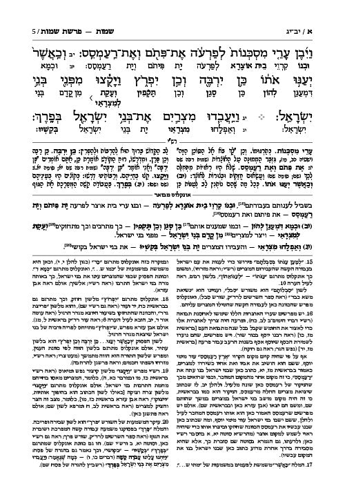 Targum Onkelos Hebrew 5 Volume Set - Zichron Asher Herzog Edition