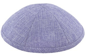 Burlap Kippah Lavender