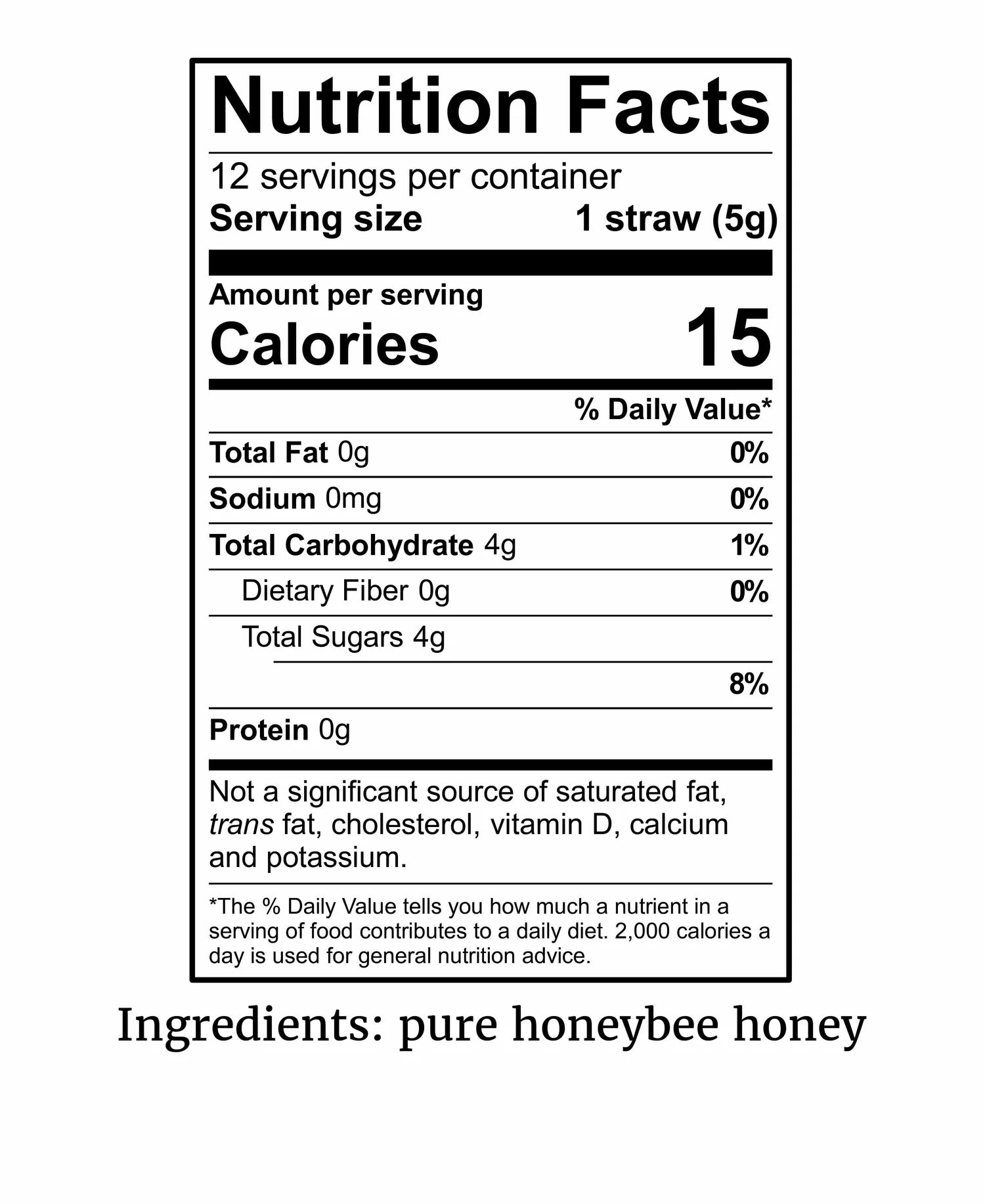 Honey Straws - 12 sticks - Mitzvahland.com