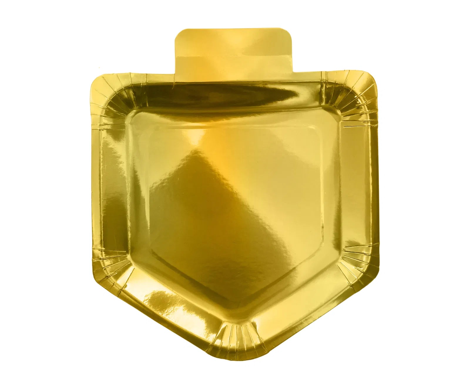 Chanukah Paper Plates - Dreidel Shape