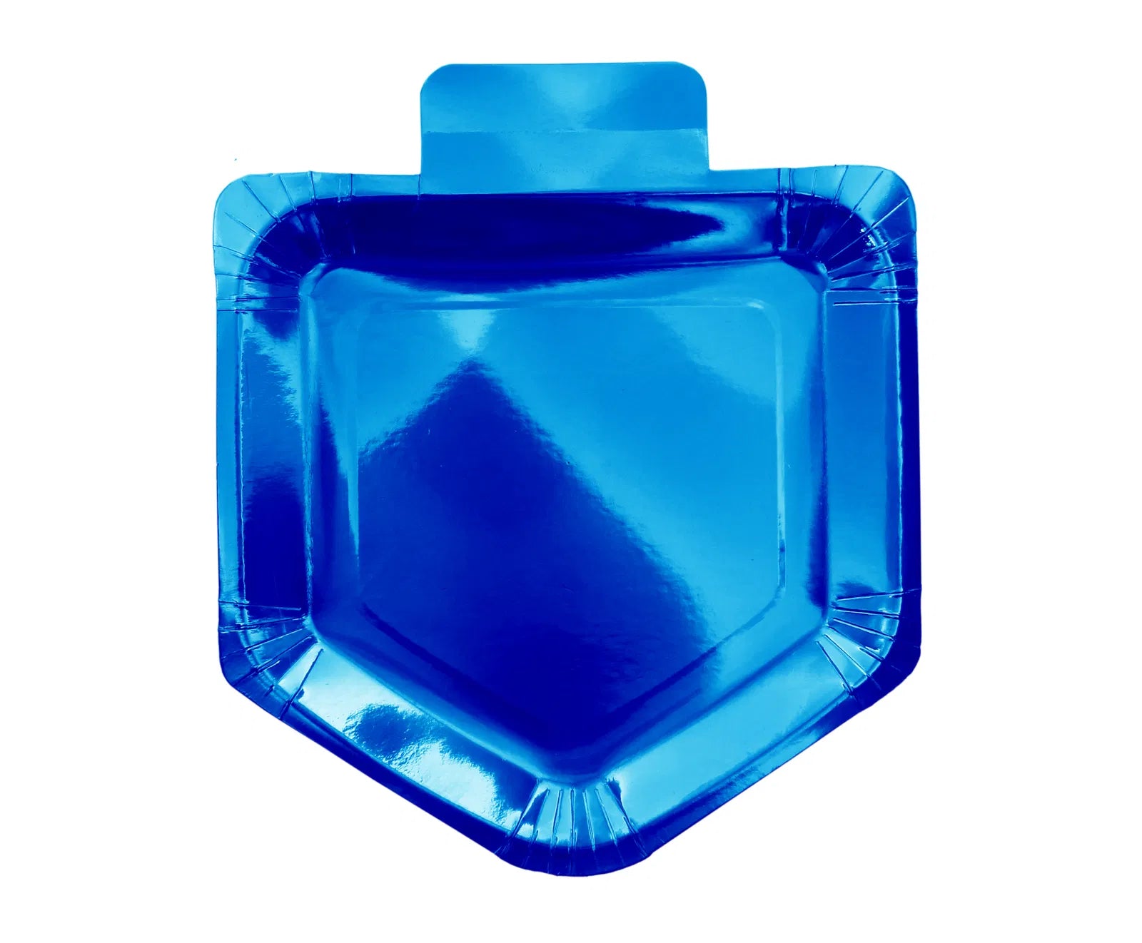 Chanukah Paper Plates - Dreidel Shape