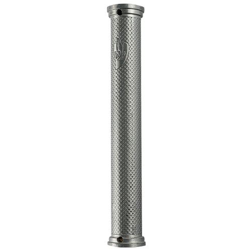 Pewter Filigree Mezuzah