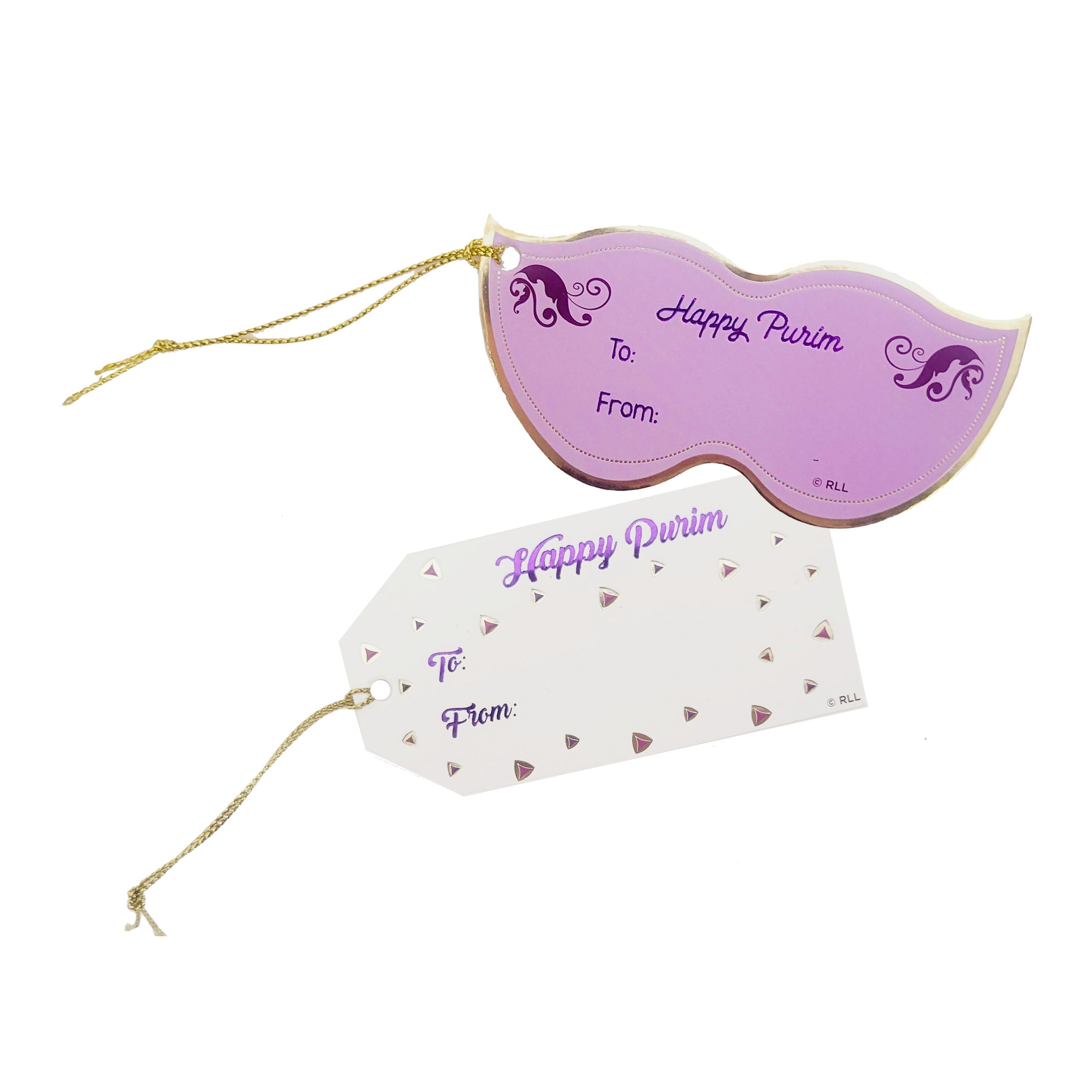Set of 8 Purim Tags