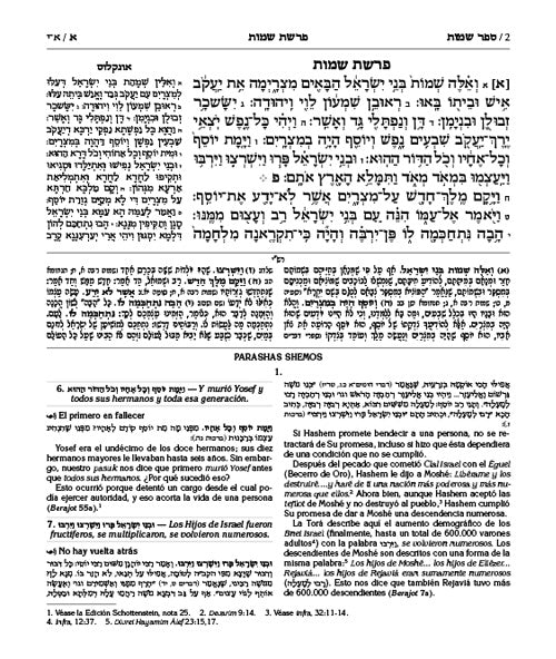 Wengrowsky Spanish Edition of Chumash with the Teachings of the Talmud - 5 Volume Set