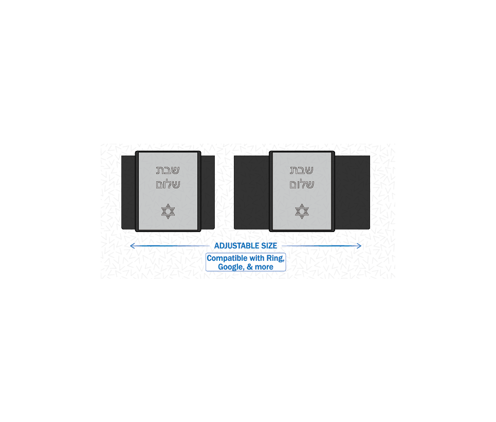 Shabbat Video Doorbell Cover - Mitzvahland.com