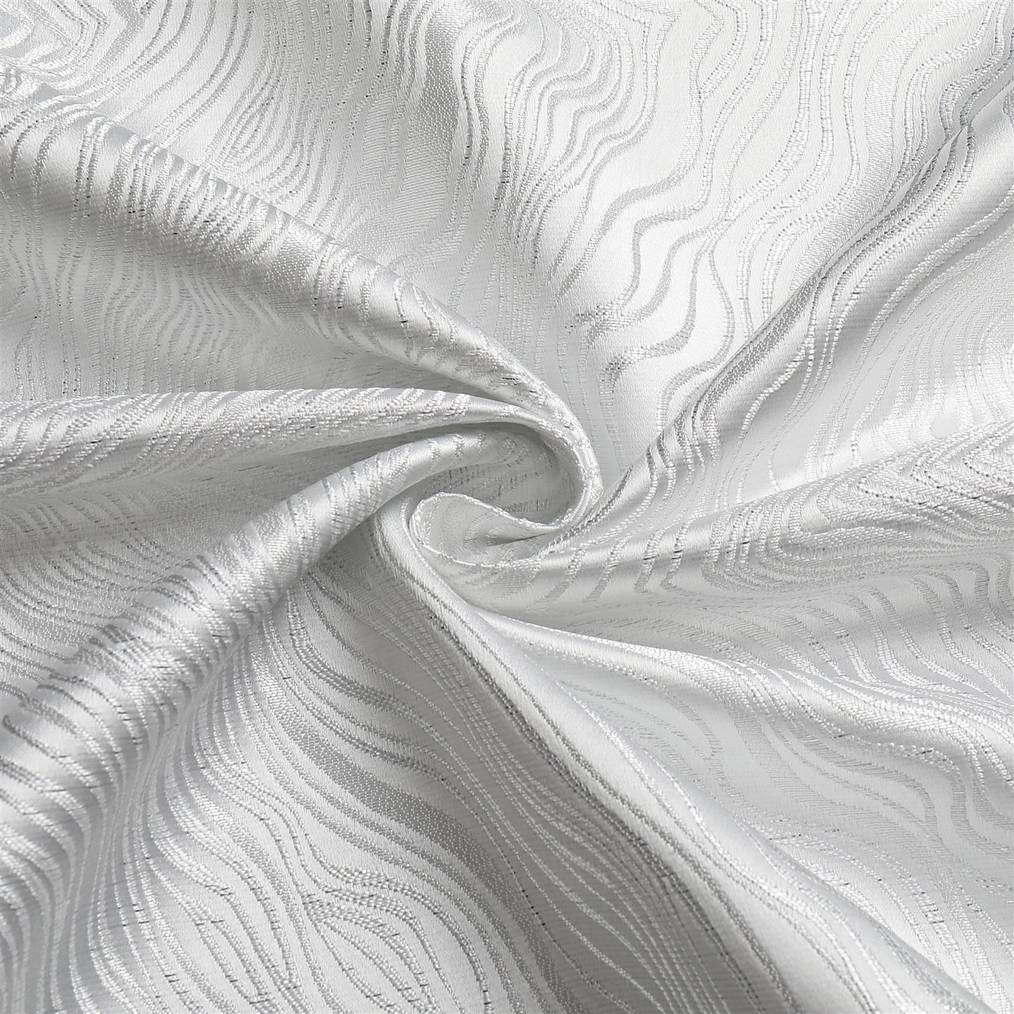 Tablecloth Jacquard - Silver 60" x 90" - Mitzvahland.com