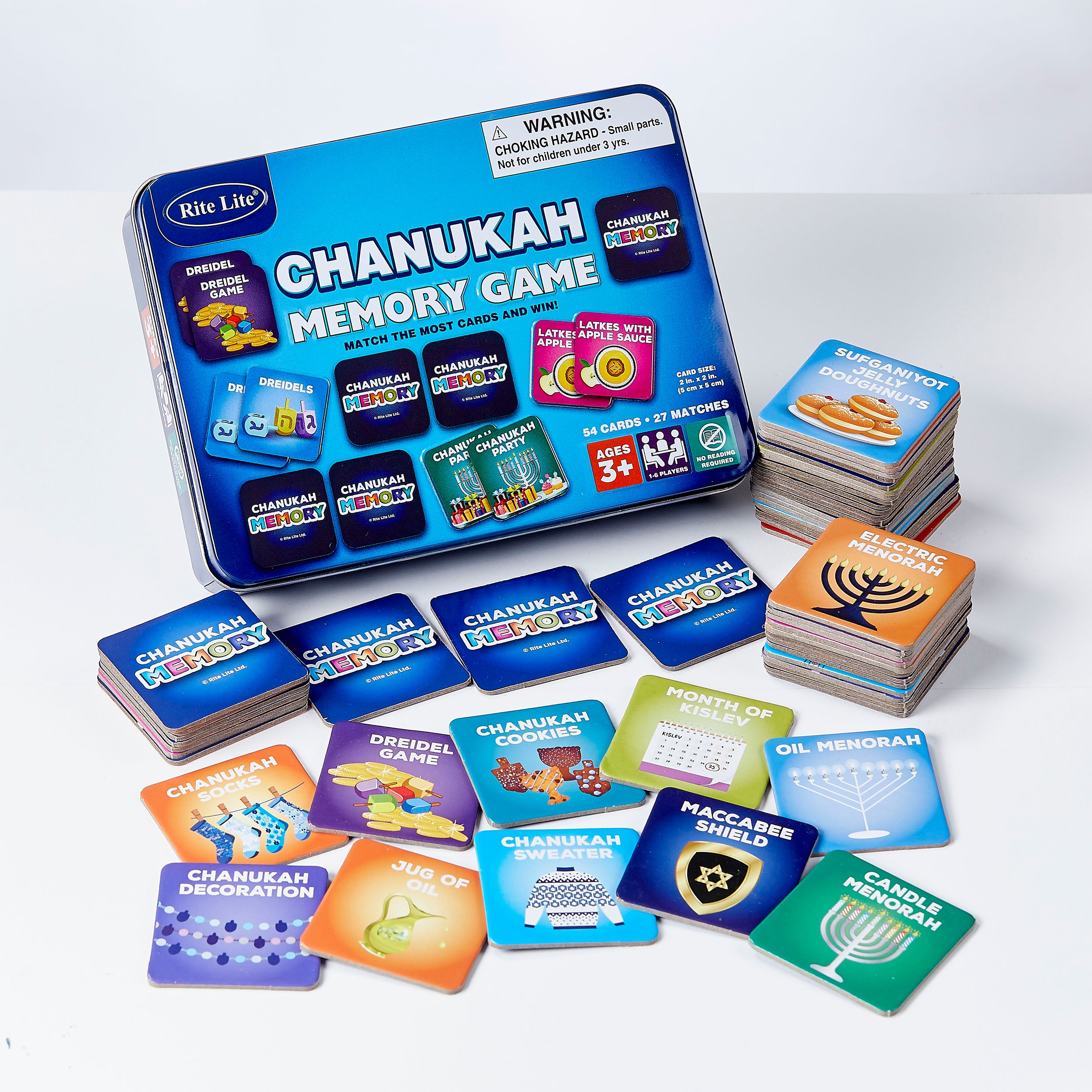 Chanukah Memory Game in Collectible Tin
