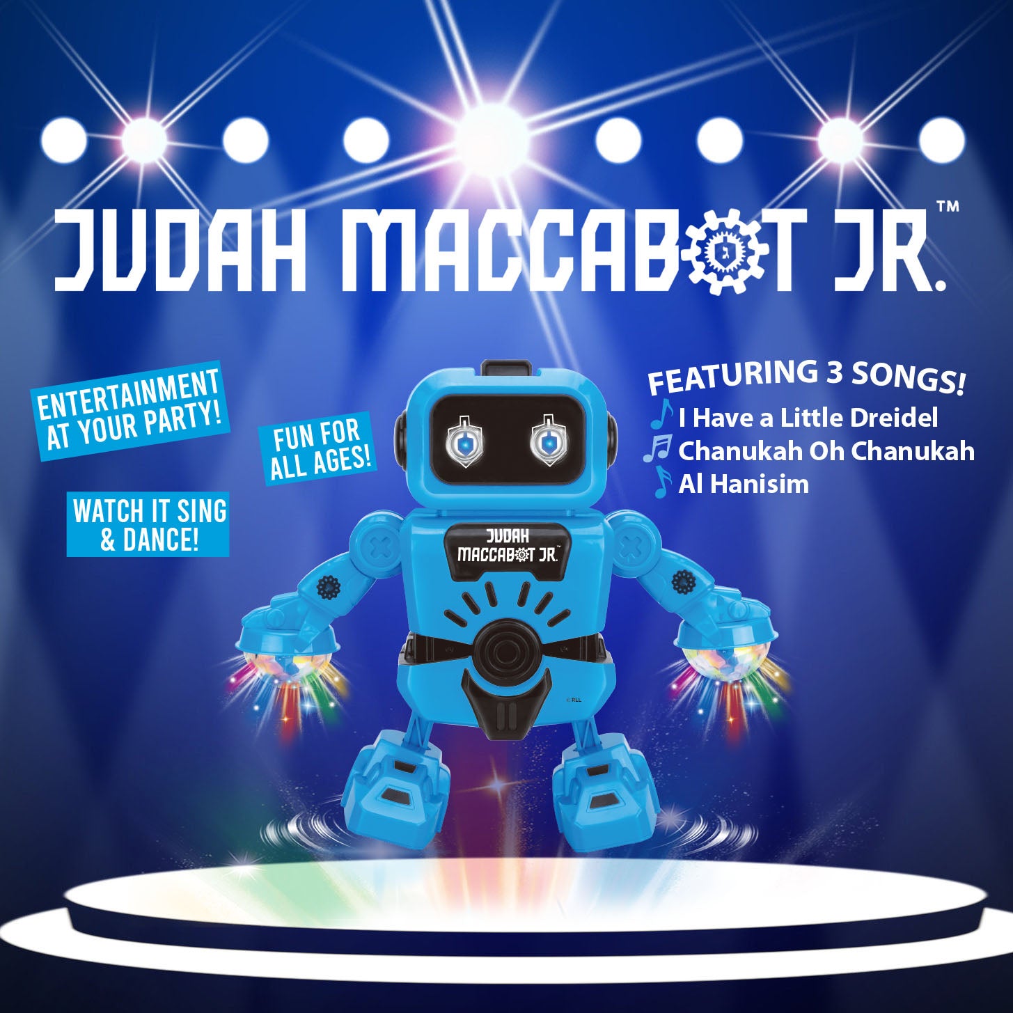 Judah Maccabot Jr.™ Chanukah Robot