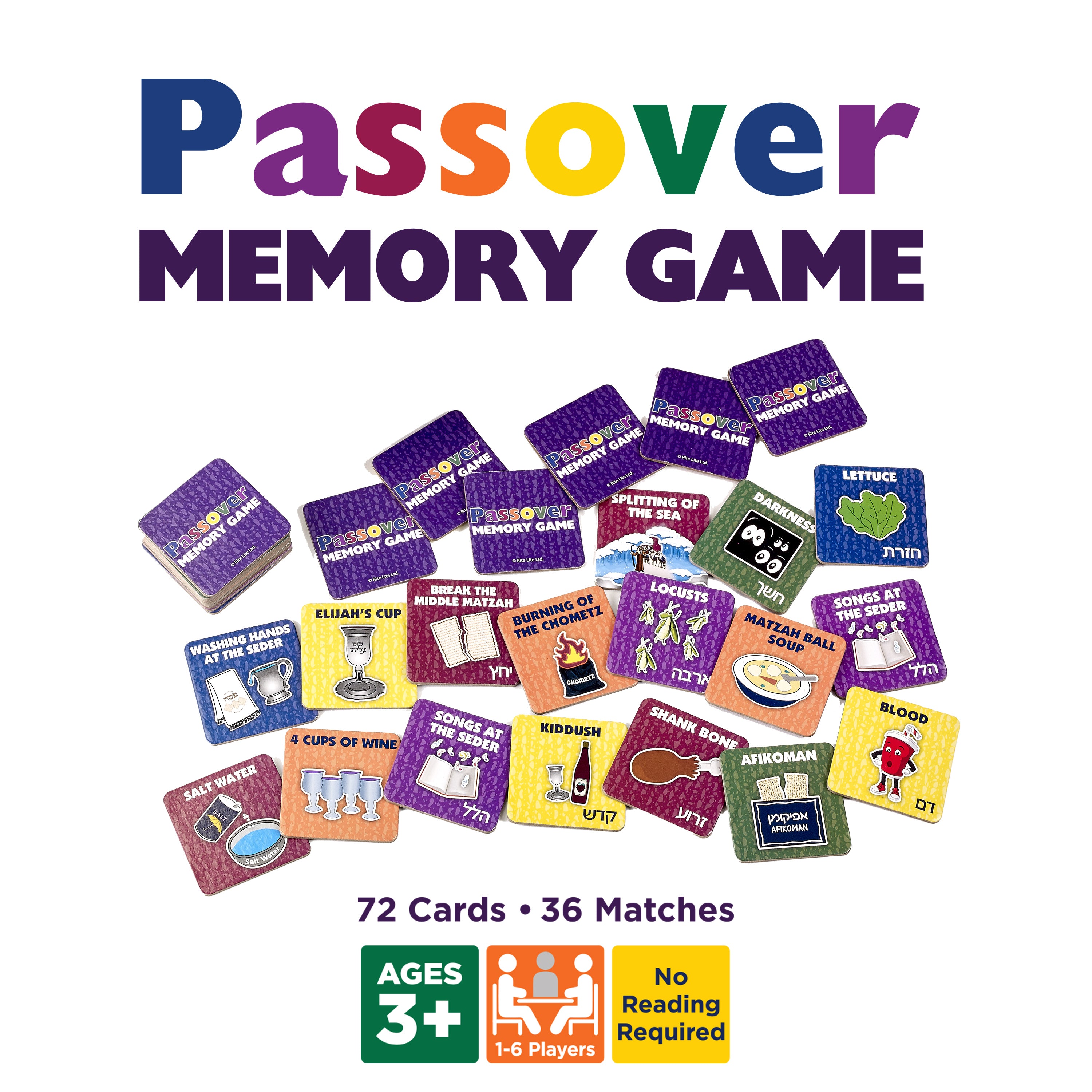 Passover Memory Game in Collectible Tin - Mitzvahland.com