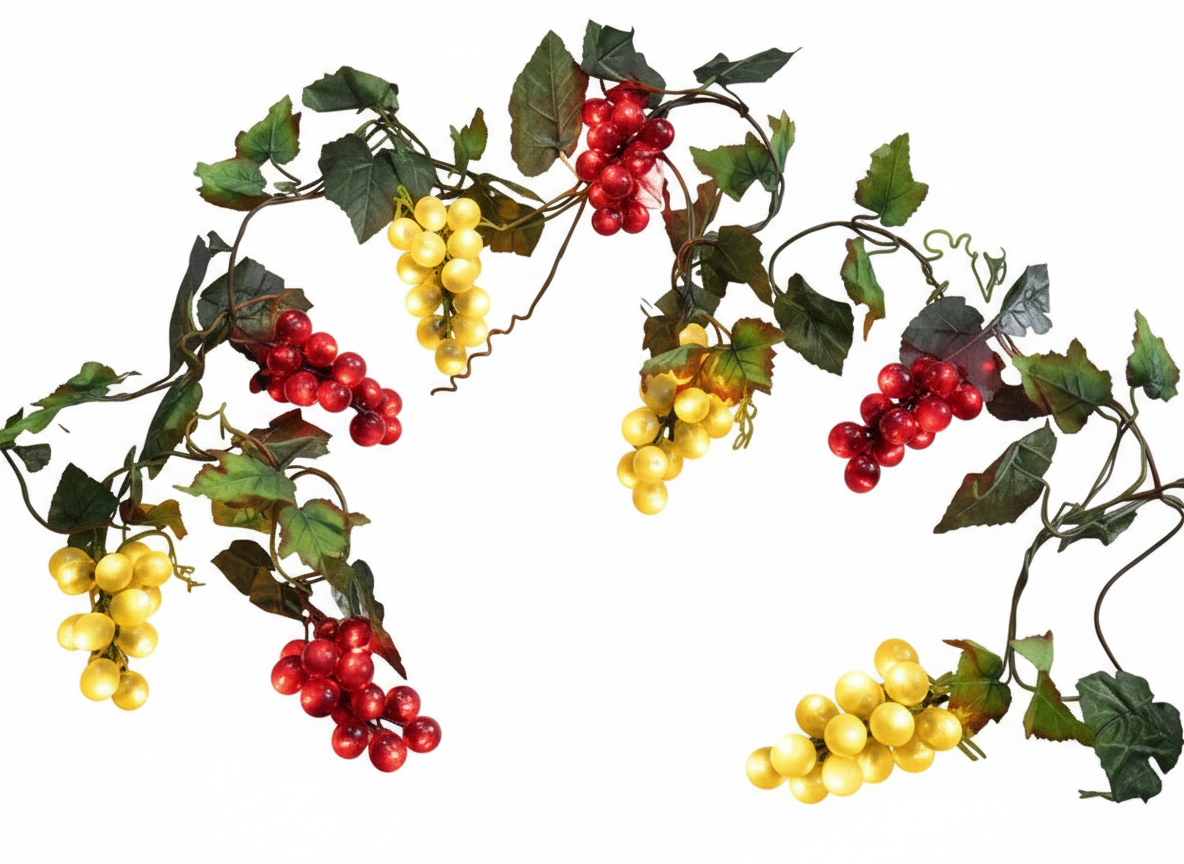 Grape Lights Cluster String Light Set - 9 feet long - 8 Cluster - 72 LED Grape Lights