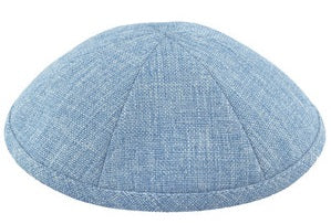 Burlap Kippah Light Blue