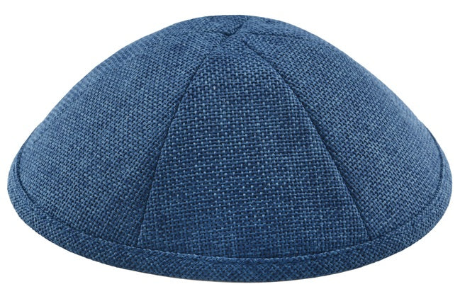 Burlap Kippah Navy