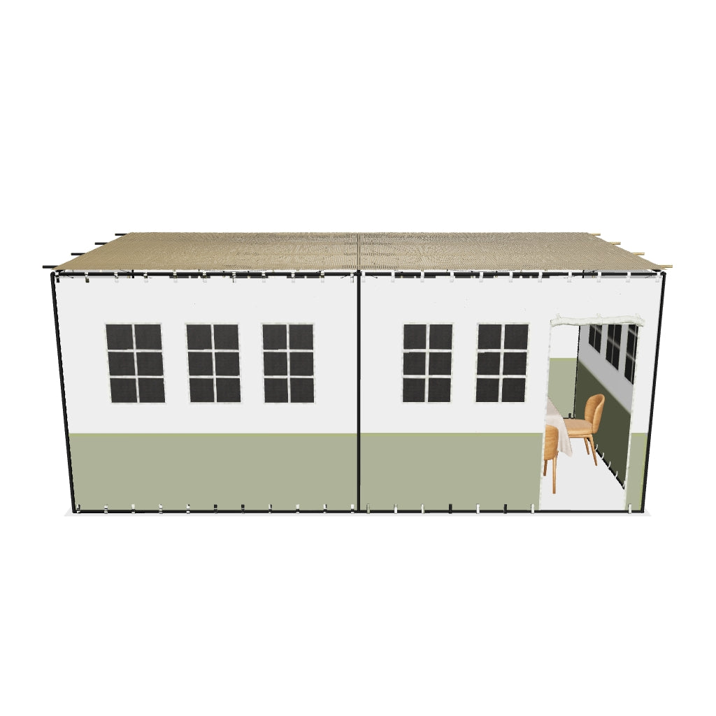 Panorama Deluxe Sukkah - Certified Kosher -10'x20'