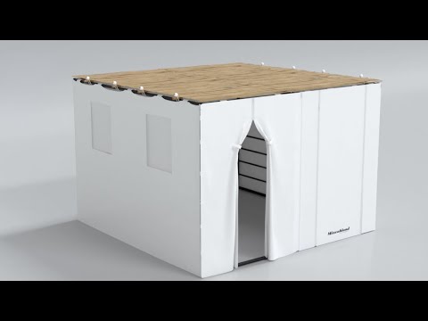 Adjustable Sukkah Kit - 25 Sizes in 1 Kit - Certified Kosher up to 10'x10'