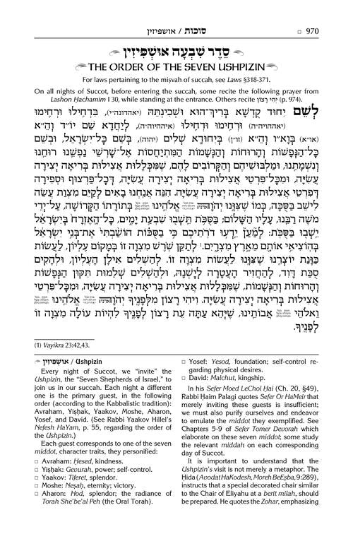 ArtScroll Sephardic Mahzor for the Festivals - Farah Family Edition