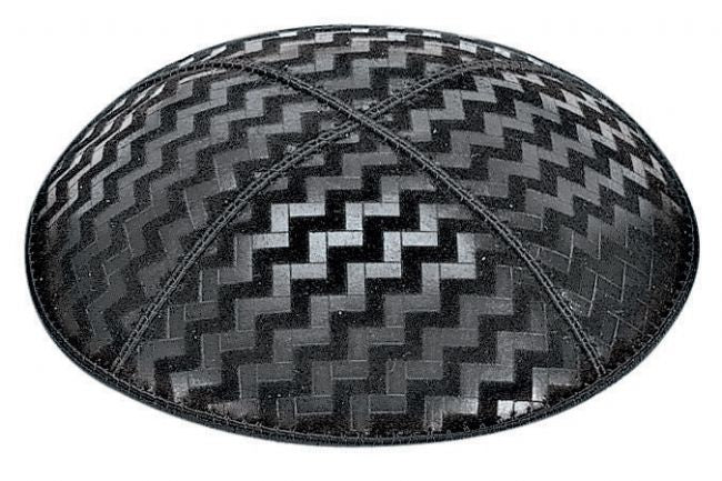 Zig Zag Embossed Kippah