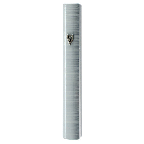 White Stripes Mezuzah