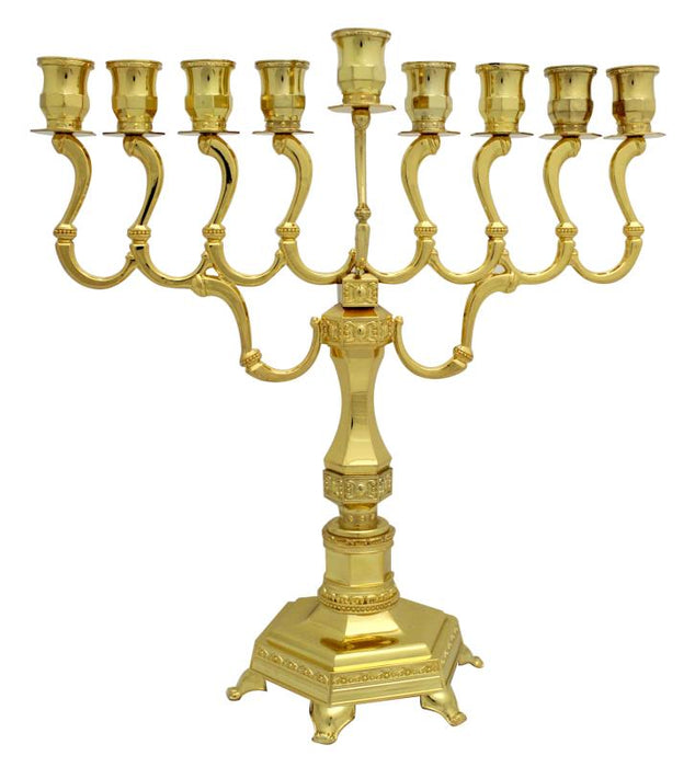 Gold Diamond Menorah