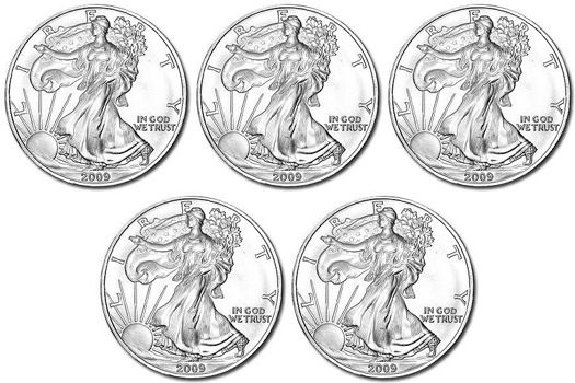Pidyon Haben Coins - First Born Redemption - 5 Silver Coins