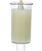 Small Solid Jelled Olive Oil Candles for Hanukkah
