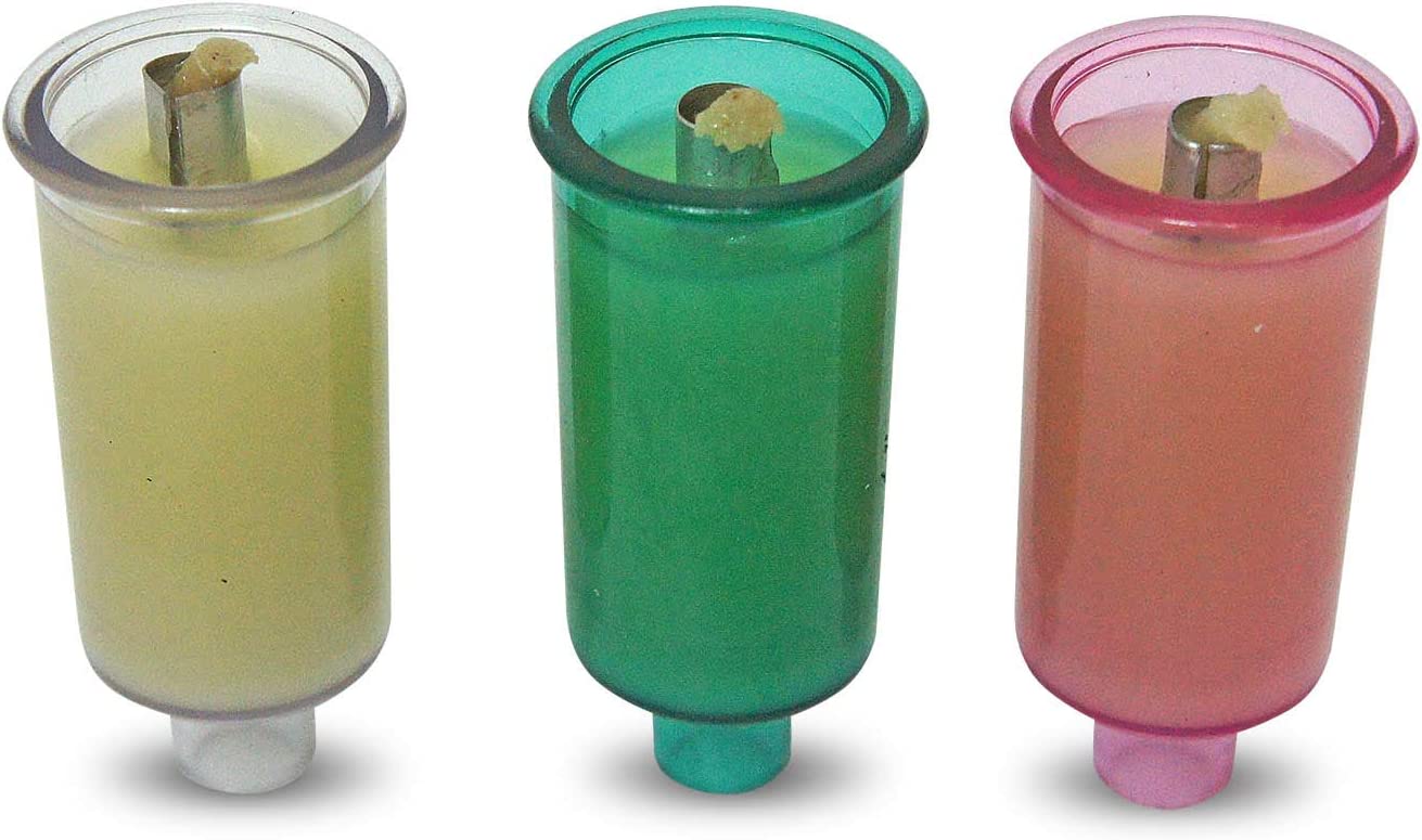 Small Solid Jelled Olive Oil Candles for Hanukkah
