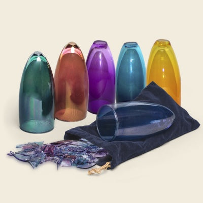 Chuppah Glass Chupah Wedding Mezuzah - Mitzvahland.com All your Judaica Needs!