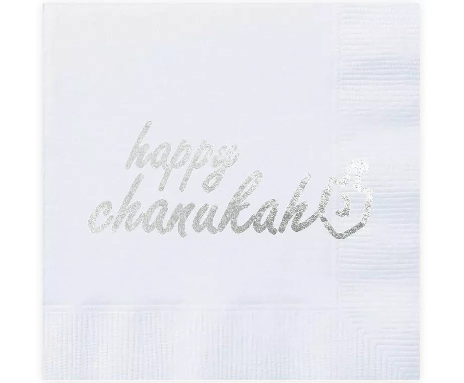 Happy Chanukah Napkin - 20 Count