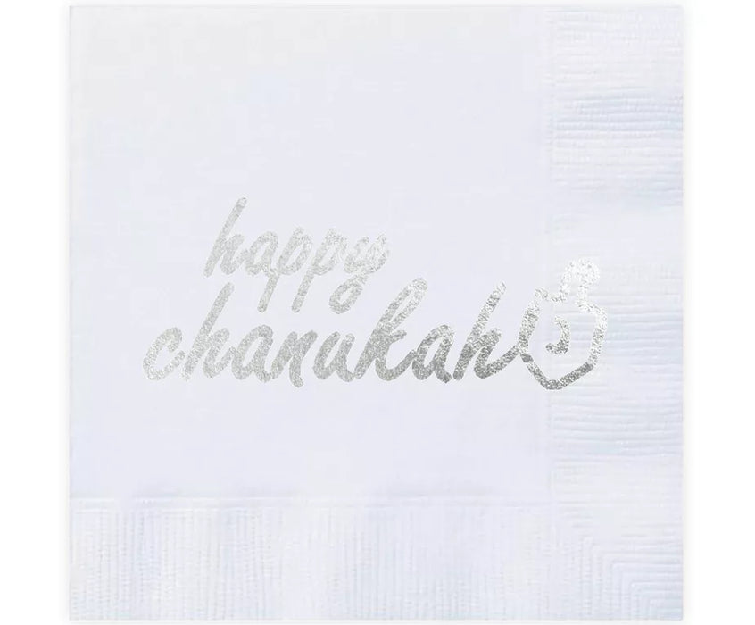 Happy Chanukah Napkin - 20 Count