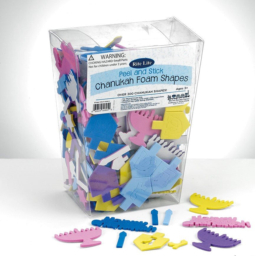 Peel & Stick Chanukah Foam Shapes