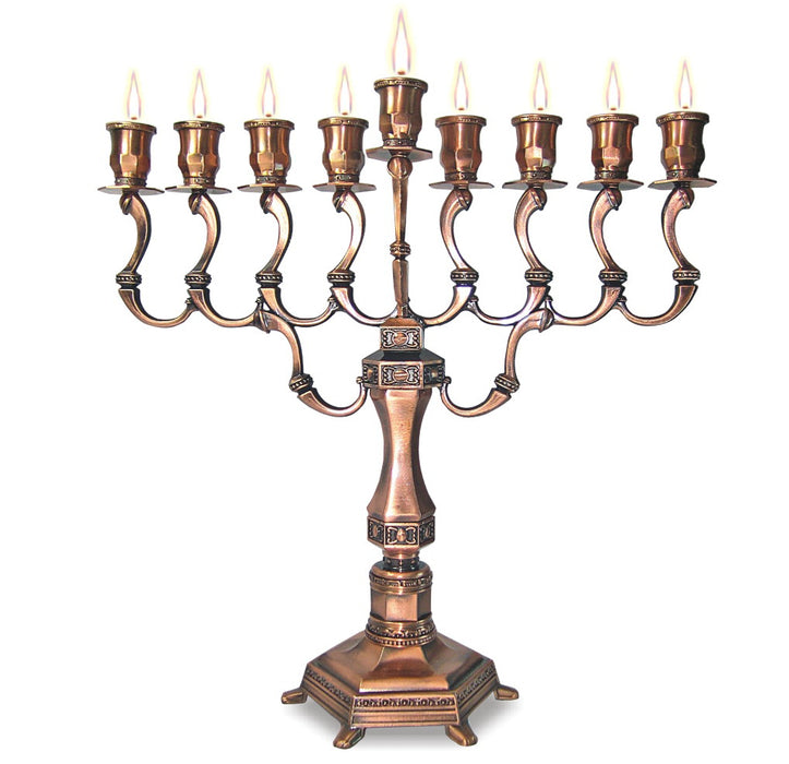 Copper Menorah Diamond