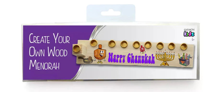 Create your Own Wood Menorah