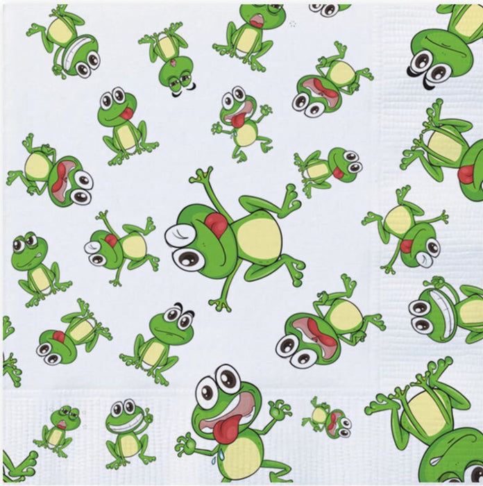 Passover Napkins Frogs 20 Count