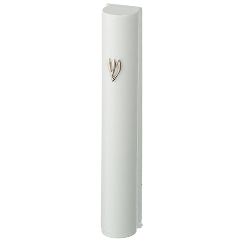 White Wood Mezuzah