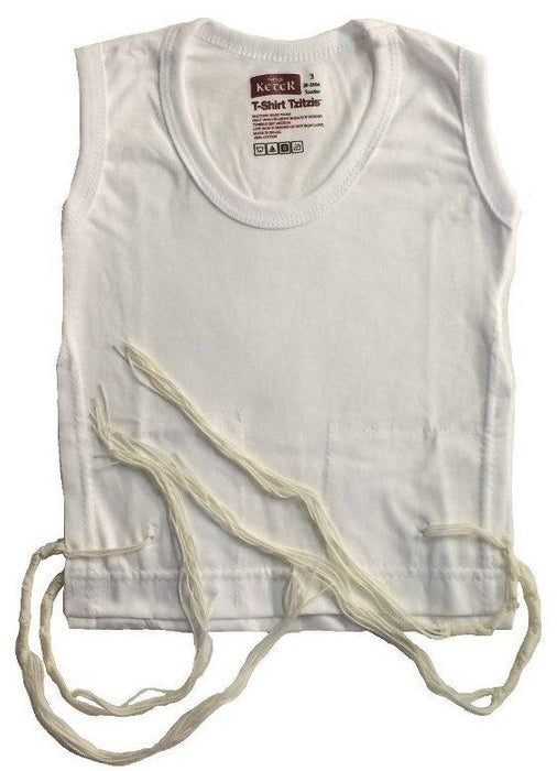 Perf-Tzit - T-Shirt Tzitzis - Undershirt Tzitzit - 100% Cotton Knit - Chabad