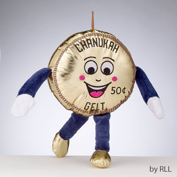 Plush Chanukah Gelt Coin